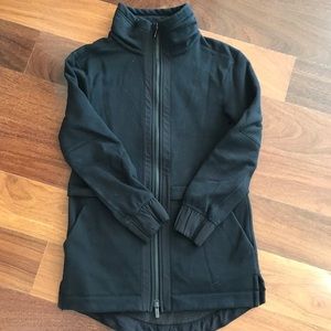 lululemon long fleece jacket